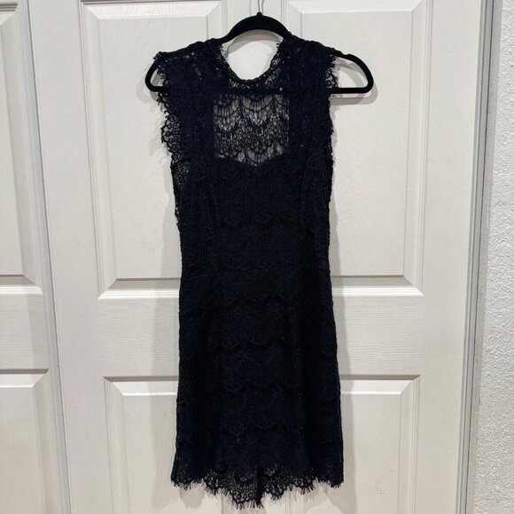 Free People Intimately Lace Open‎ Back Dress Medium M  A070322 - Picture 2 of 10